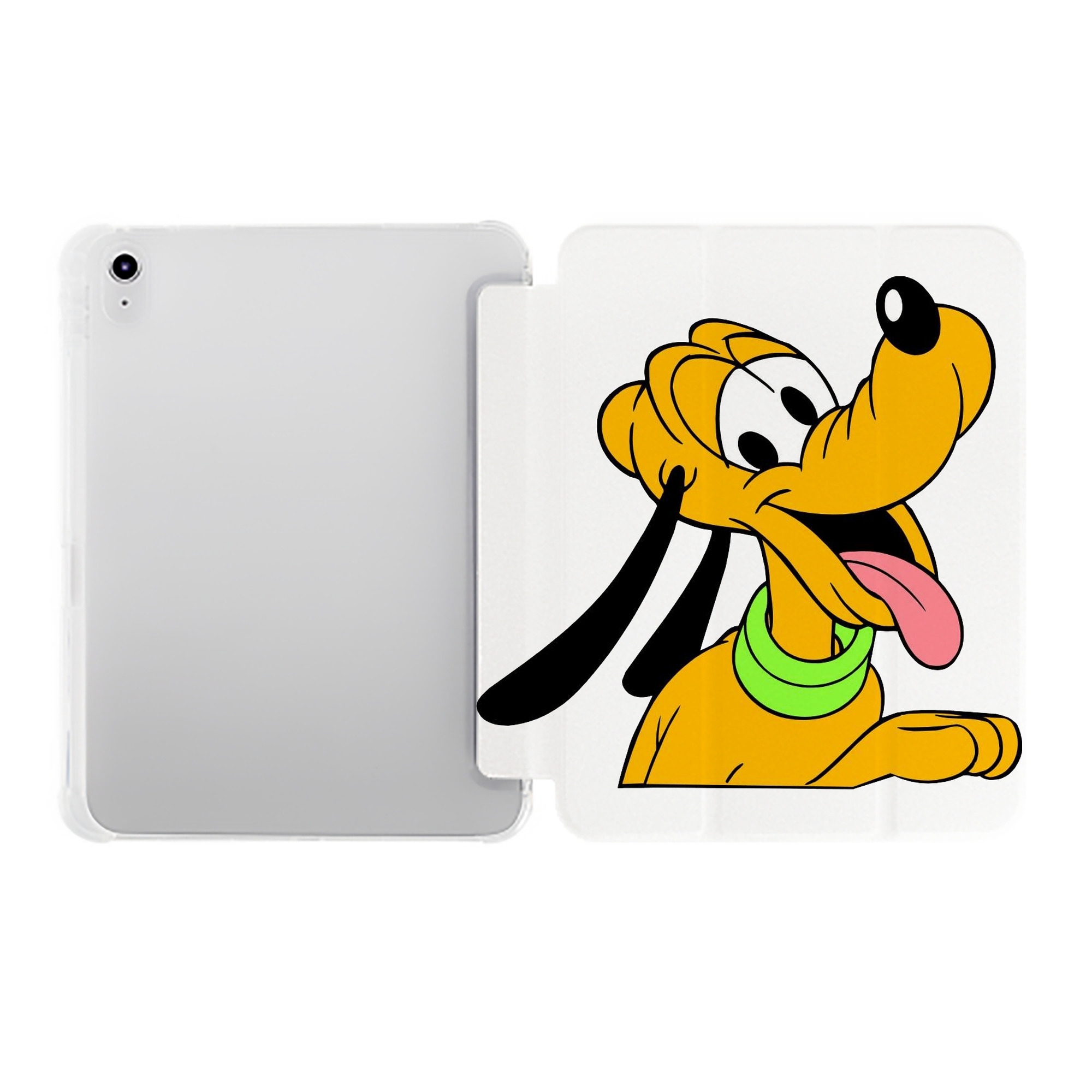 （画像用） ミッキーマウス Mickey Mouse IPad ケース ペン収納付き 三つ折りスタンド PUレザー×シリコン 対応機種9.5/10.5/10.9インチ